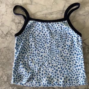 brandy ♥ melville blue cheetah leopard print belle